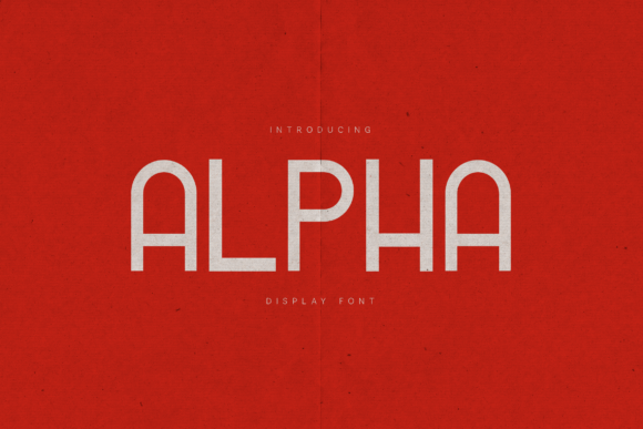 Alpha: The Modern Display Font for Bold Impact