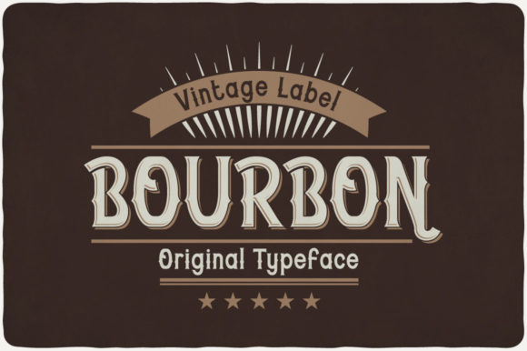 Bourbon: A Bold Vintage Font for Modern Brands