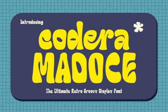 Codera Madoce: The 70s-Inspired Font for Bold, Soulful Design