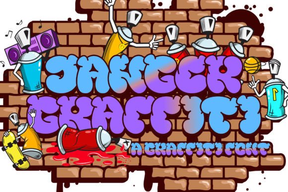 Danger Graffiti: Unleashing Urban Edge in Your Designs