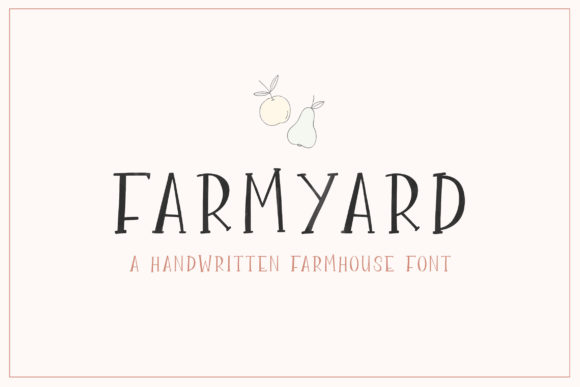 Farmyard: A Distinct Display Font for Bold Branding