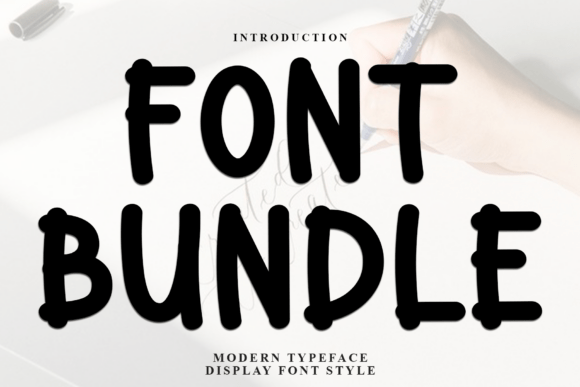 Font Bundle: Your Go-To Typeface for Bold, Friendly Projects