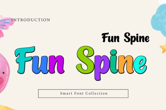 Fun Spine: The Retro Display Font That Bounces with Personality