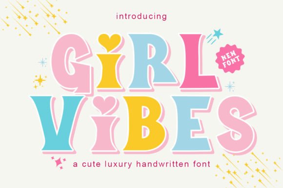 Girl Vibes: A Display Font with Character and Charm