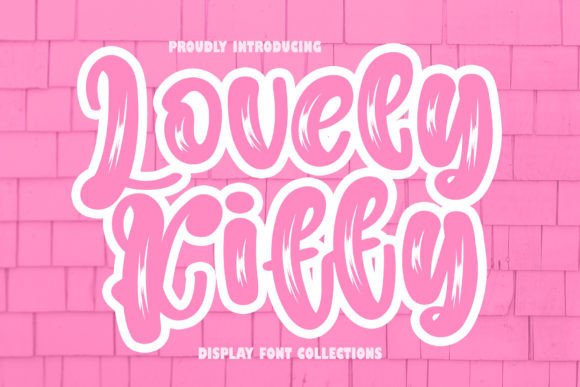 Lovely Kitty: A Retro Display Font for Modern Creators