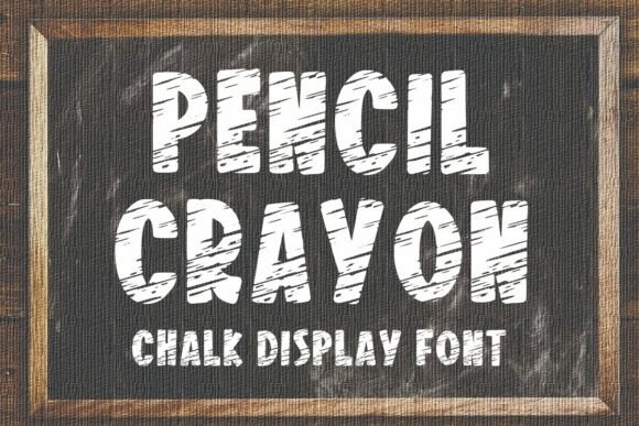 Pencil Crayon: A Font with Handmade Charm