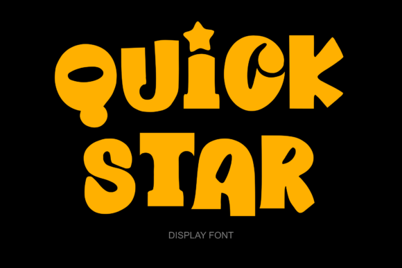 Quick Star: Unleashing Characterful Display Typography