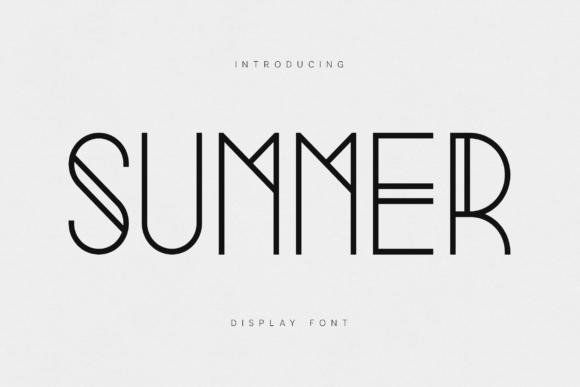 Summer: The Architectural Font for Modern Sophistication