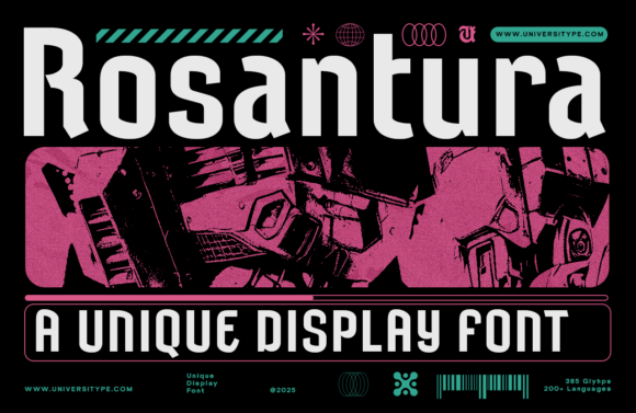 Ut Rosantura: A Font Where Tradition Meets Modern Edge